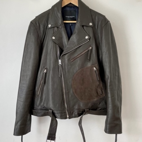 Men’s Club Monaco Leather Jacket - Picture 4 of 8